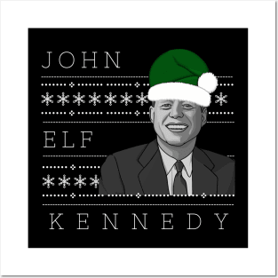 Holiday Sweater: JFK - John Elf Kennedy Posters and Art